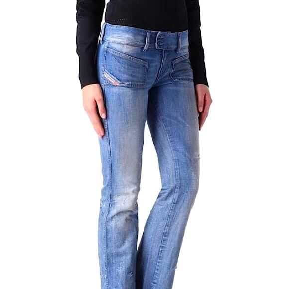 Diesel Distressed Blue Jeans | Size S - Picture 6 of 6